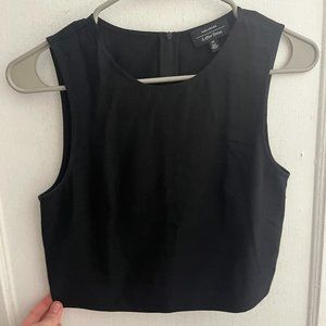 & Other Stories Black Crop Tank